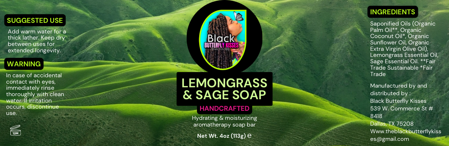 Lemongrass & Sage Soap