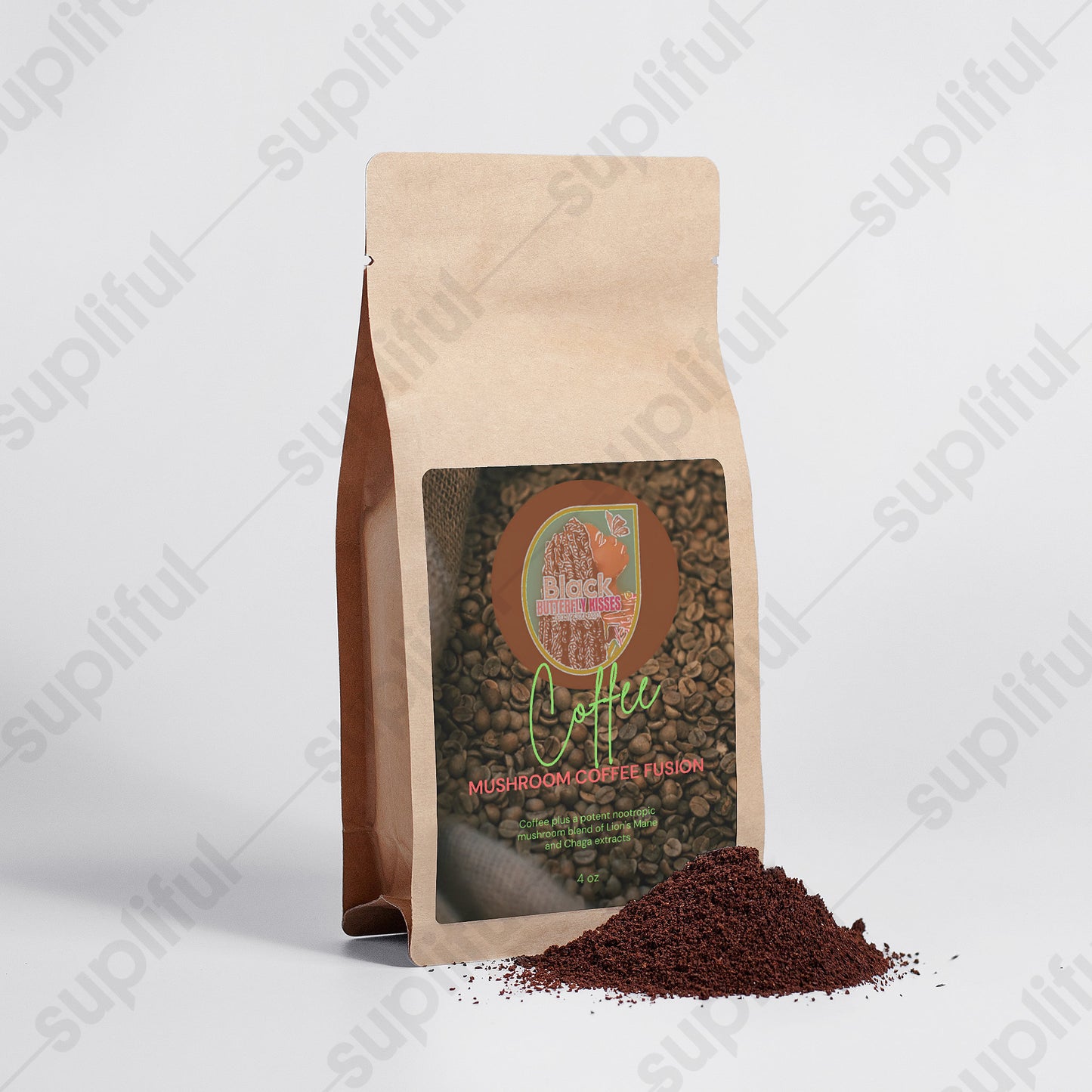 Mushroom Coffee Fusion - Lion’s Mane & Chaga 4oz