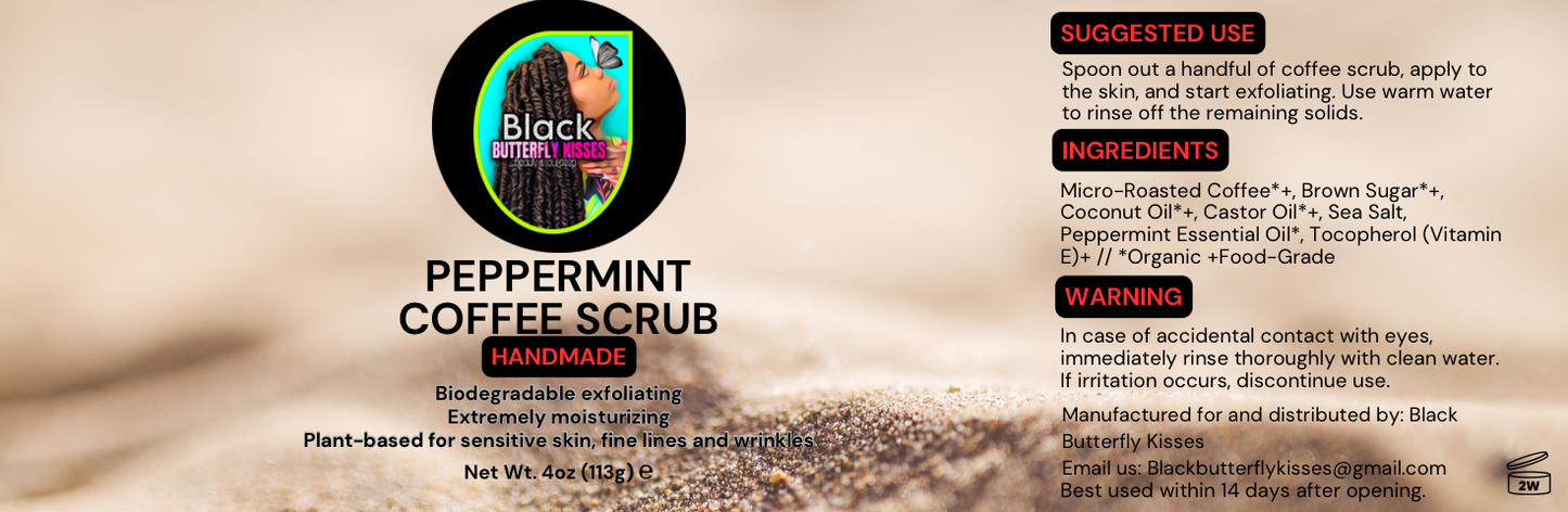 Peppermint Coffee Scrub