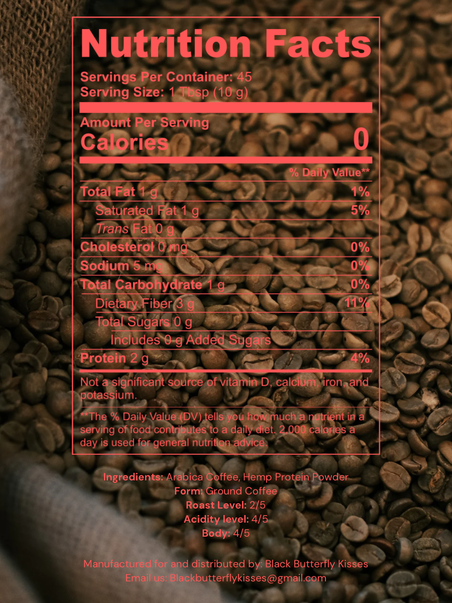 Hemp Coffee Blend - Medium Roast 16oz