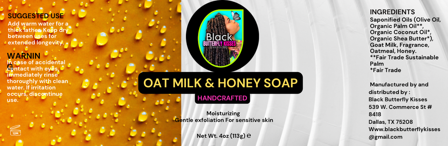 Oat Milk Honey Soap