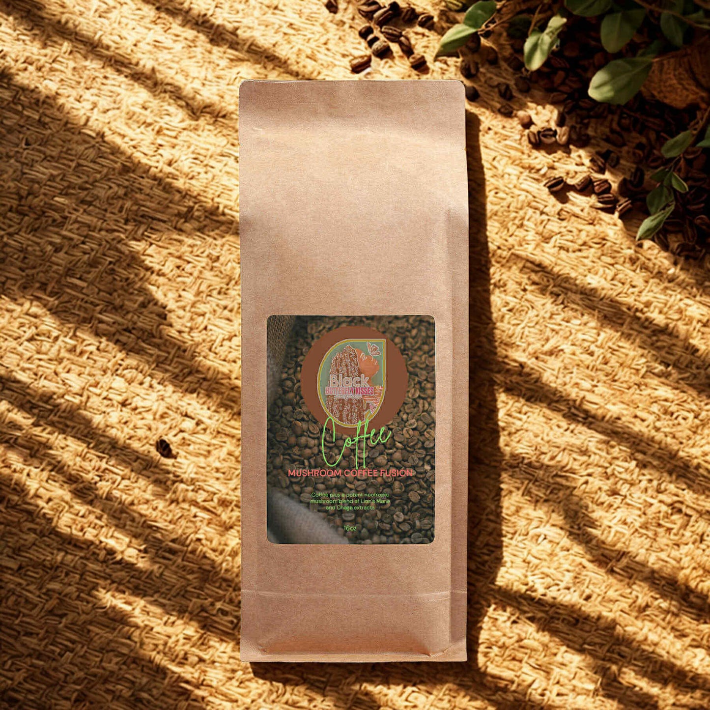 Mushroom Coffee Fusion - Lion’s Mane & Chaga 16oz